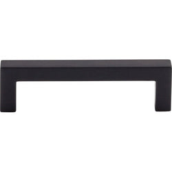 Square Bar Pull 3 3/4 Inch (c-c) - Flat Black - BLK