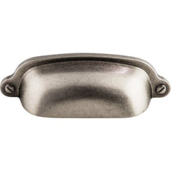 Charlotte Cup Pull 2 9/16 Inch (c-c) - Pewter Antique - PTA