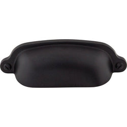 Charlotte Cup Pull 2 9/16 Inch (c-c) - Flat Black - BLK