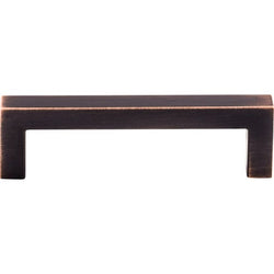 Square Bar Pull 3 3/4 Inch (c-c) - Tuscan Bronze - TB