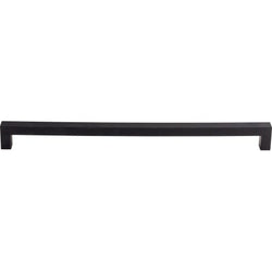 Square Bar Pull 12 Inch (c-c) - Flat Black - BLK