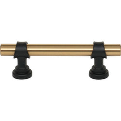 Bit Pull 3 Inch (c-c) - Honey Bronze and Flat Black - HB/BLK