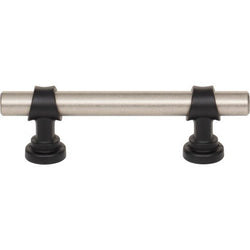 Bit Pull 3 Inch (c-c) - Pewter Antique and Flat Black - PTA/BL