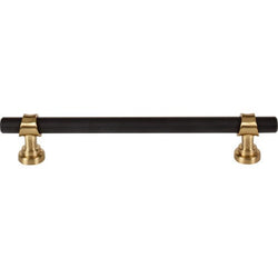 Bit Pull 6 5/16 Inch (c-c) - Flat Black and Honey Bronze - BLK