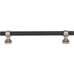 Bit Pull 6 5/16 Inch (c-c) - Flat Black and Pewter Antique - B