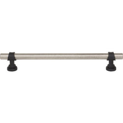 Bit Pull 7 9/16 Inch (c-c) - Pewter Antique and Flat Black - P