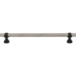 Bit Pull 8 13/16 Inch (c-c) - Pewter Antique and Flat Black -