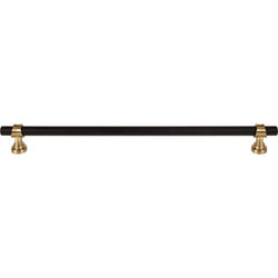 Bit Pull 12 Inch (c-c) - Flat Black and Honey Bronze - BLK/HB