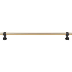 Bit Pull 12 Inch (c-c) - Honey Bronze and Flat Black - HB/BLK