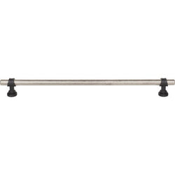 Bit Pull 12 Inch (c-c) - Pewter Antique and Flat Black - PTA/B