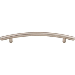 Curved Bar Pull 6 5/16 Inch (c-c) - Brushed Satin Nickel - BSN