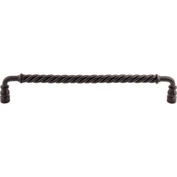 Twisted Bar Pull 12 Inch (c-c) - Patina Black - PAB
