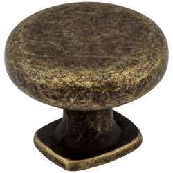 Belcastel 1 1-3/8" Knob - Distressed Antique Brass