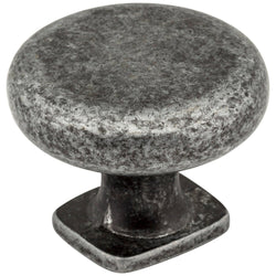 Belcastel 1 1-3/8" Knob - Distressed Antique Silver