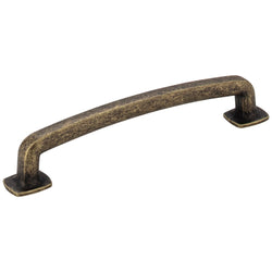 Belcastel 1 128 mm Pull (OA - 5-7/8" ) - Distressed Antique Br