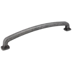 Belcastel 1 12" Pull (OA - 13-1/4" ) - Distressed Antique Silv