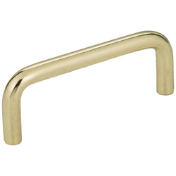 Torino 3" Pull (OA - 3-5/16" ) - Polished Brass