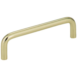 Torino 4" Pull (OA - 4-5/16" ) - Polished Brass
