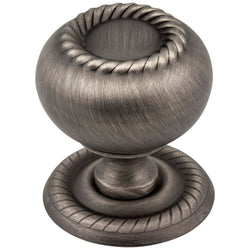 Rhodes 1-1/4" Knob - Brushed Pewter