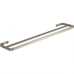 Solange Bath Towel Bar 24 Inch Double (c-c) - Brushed Nickel -