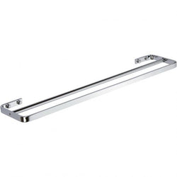 Solange Bath Towel Bar 24 Inch Double (c-c) - Polished Chrome