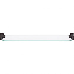 Sutton Place Bath Glass Shelf 24 Inches (c-c) - Venetian Bronz