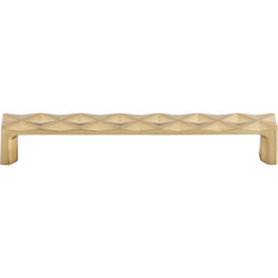 Quilted Pull 6 5/16 Inch (c-c) - Honey Bronze - HB