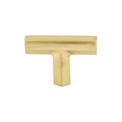Lydia T Shape Knob 1 3/4 Inch - Honey Bronze - HB