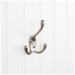 Hooks  Wall Hooks - Satin Nickel