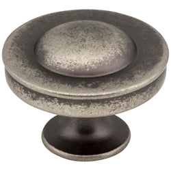 Cordova 1-1/4" Knob - Distressed Pewter