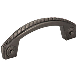 Rhodes 3" Pull (OA - 3-3/4" ) - Brushed Black Nickel