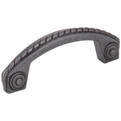 Rhodes 3" Pull (OA - 3-3/4" ) - Gun Metal