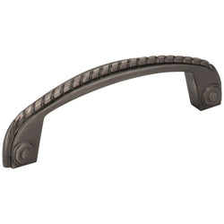 Rhodes 96 mm Pull (OA - 4-1/2" ) - Brushed Black Nickel