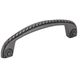 Rhodes 96 mm Pull (OA - 4-1/2" ) - Gun Metal