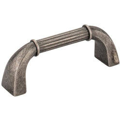 Cordova 3" Pull (OA - 3-3/8" ) - Distressed Pewter