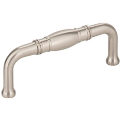 Durham 3" Pull (OA - 3-3/8" ) - Satin Nickel