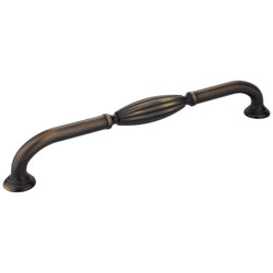 Glenmore 12" Pull (OA - 13-5/16" ) - Antique Brushed Satin Bra