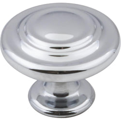 1-5/16" Diameter Cabinet Knob. . Finish: Polished Chrome - DecorHardware.com