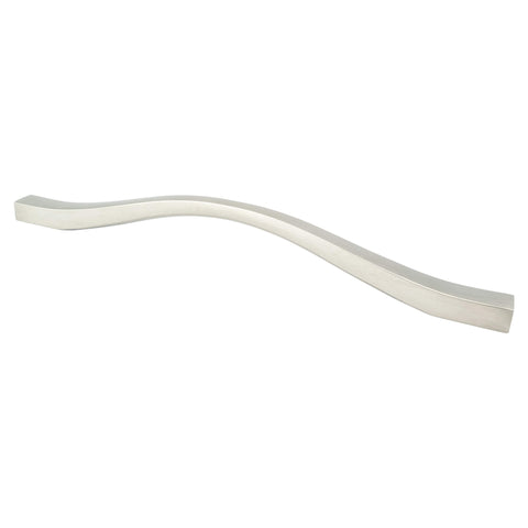 Fluid 192mm and 224mm CC Brushed Nickel Pull - DecorHardware.com