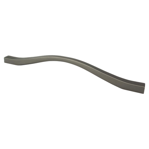 Fluid 192mm and 224mm CC Charcoal Gray Pull - DecorHardware.com