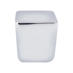 Mini Polished Chrome Large Square Knob - DecorHardware.com