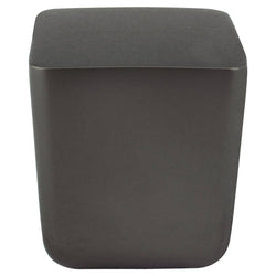 Mini Charcoal Gray Large Square Knob - DecorHardware.com