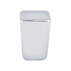 Mini Polished Chrome Small Square Knob - DecorHardware.com
