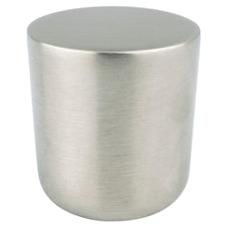 Mini Brushed Nickel Large Round Knob - DecorHardware.com