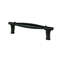 Dierdra 96mm CC Matte Black Pull - DecorHardware.com
