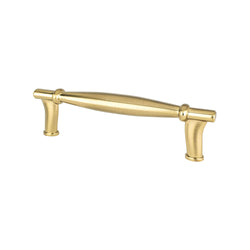 Dierdra 96mm CC Modern Brushed Gold Pull - DecorHardware.com
