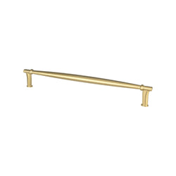 Dierdra 224mm CC Modern Brushed Gold Pull - DecorHardware.com