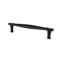 Dierdra 128mm CC Matte Black Pull - DecorHardware.com