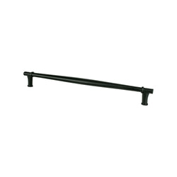 Dierdra 12 inch CC Matte Black Appliance Pull - DecorHardware.com