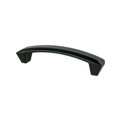 Laura 96mm CC Matte Black Pull - DecorHardware.com